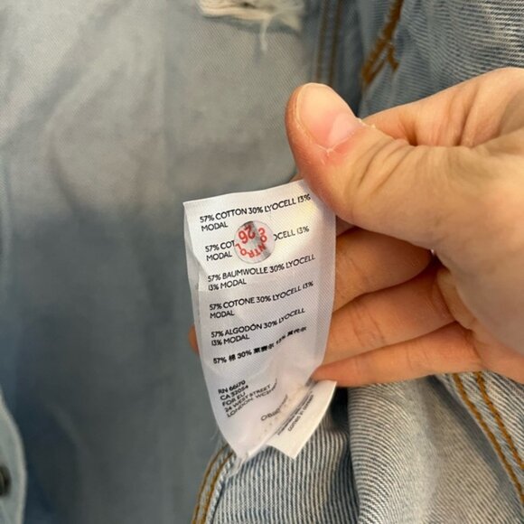 Sold  Free People cropped distressed denim jacket - Picture 4 of 4